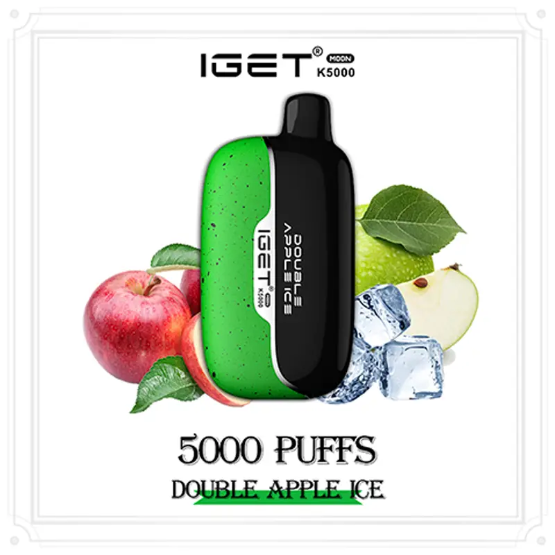 Double Apple Ice - IGET Moon 5000 Puffs | New Arrival Double Apple Ice - IGET Moon 5000 Puffs | New Arrival